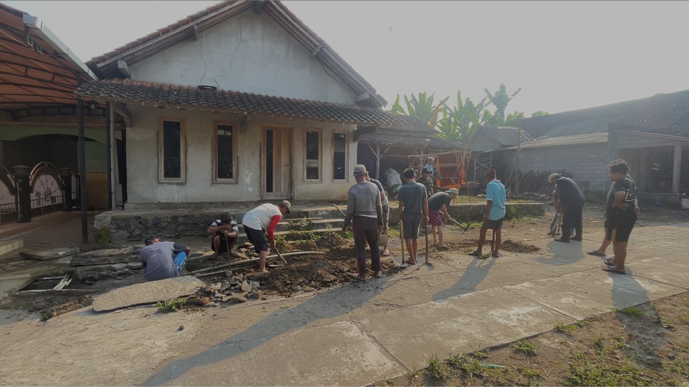 Dokumentasi kerja bakti RT 3 Dusun Kebonrejo 3