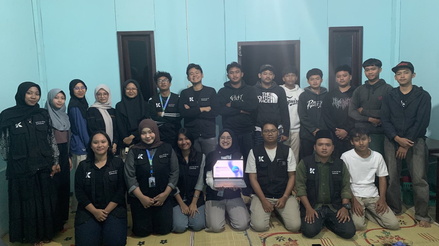 Pelatihan Canva oleh mahasiswa KKN